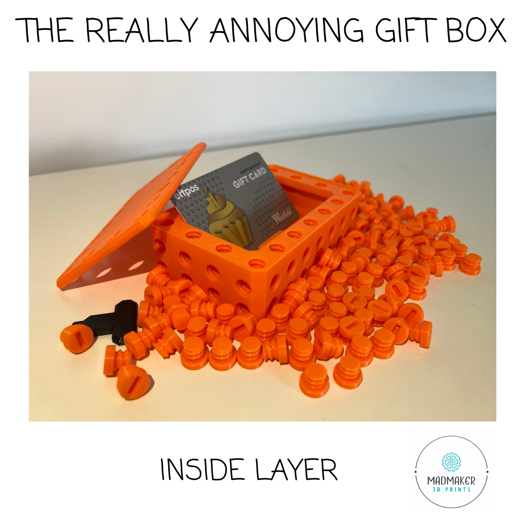 The Really Annoying Gift Box - 134 BOLTS!