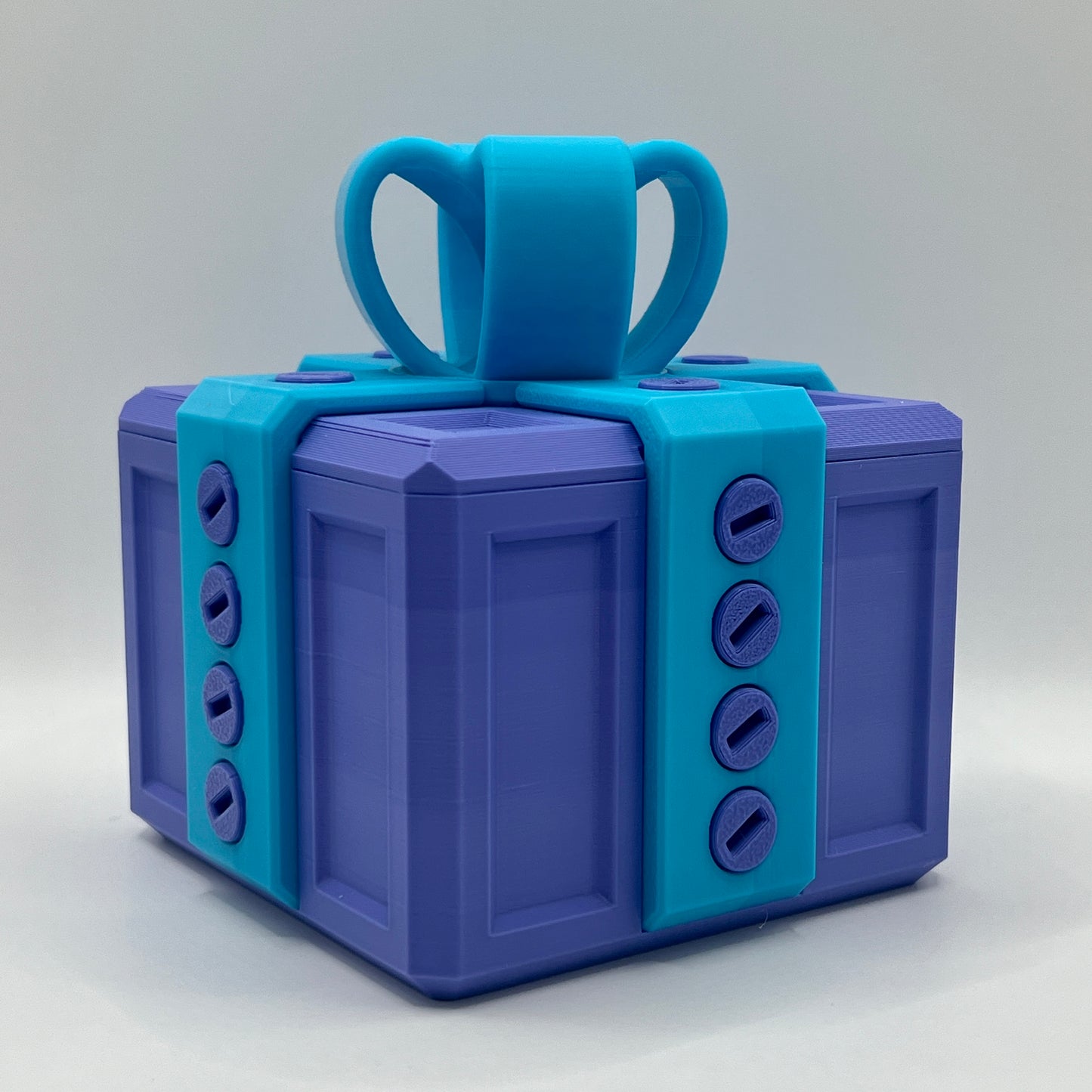 The Annoying Gift Box with 20 Bolts and a hidden key!