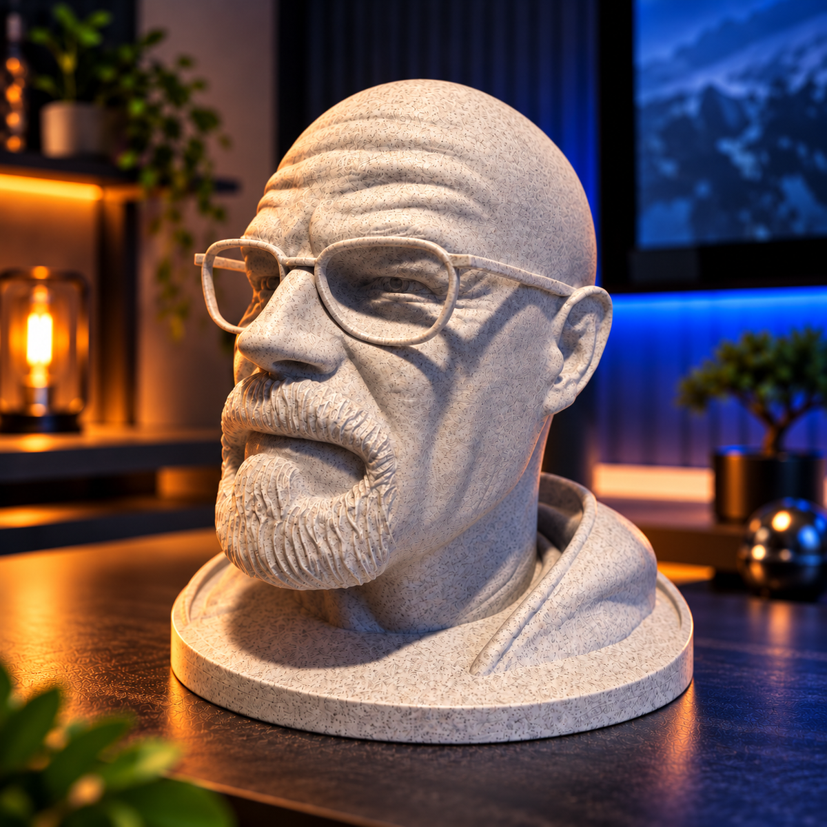 Walter White Headphone Stand Breaking Bad Inspired Headset Holder Display