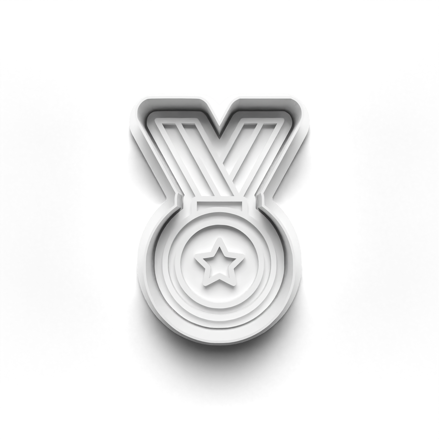 Olympic Medal Award Cookie Cutter - Gingerbread and Embosser Fondant Cutout