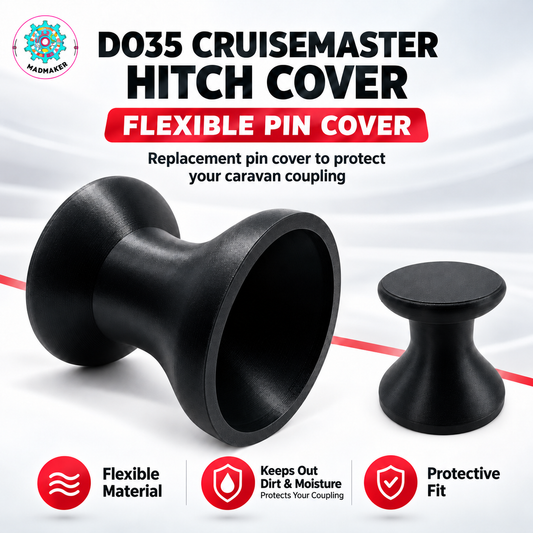 Cruisemaster DO35 Tow Pin Cover Replacement hitch cover | TPU Flexible Protector