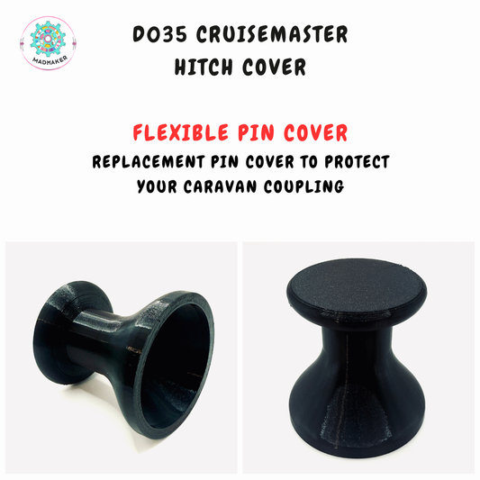 Cruisemaster DO35 Tow Pin Cover Replacement hitch cover | TPU Flexible Protector