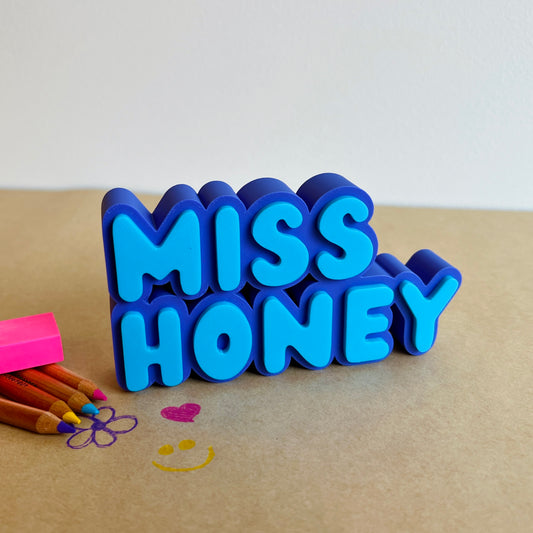 Teacher Desk Decor, Personalized 3D Teacher Desk Name Plate