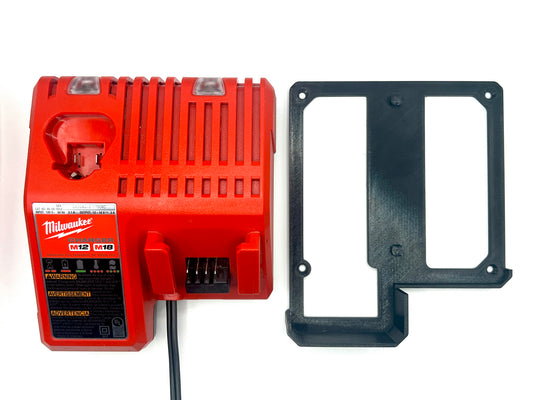 Milwaukee 12v + 18v Battery Charger Mount